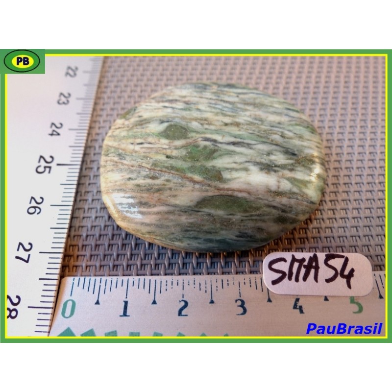 Smaragdite du Cap Corse en galet plat Q Extra 32gr