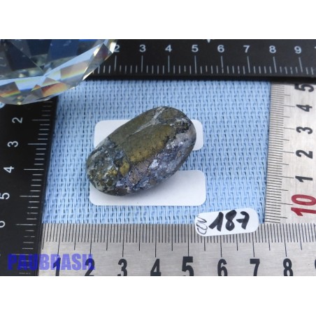 Covellite - Covelline en pierre semi roulée du Pérou 29g