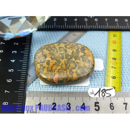 Jaspe leopard en pierre plate de 33gr