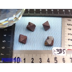 4 Magnétites octaédriques de 16gr50 les 4
