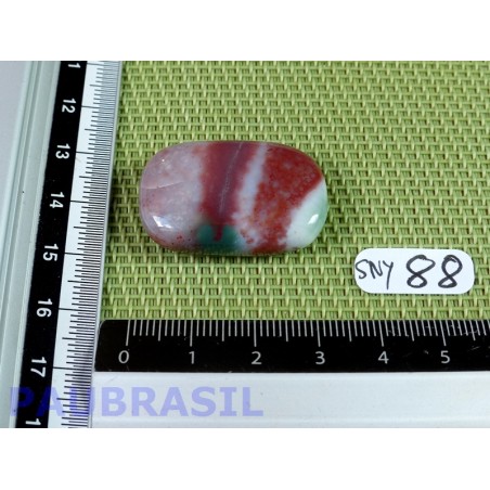 Sardonyx en pierre plate rectangulaire Q Extra 10g Sardonyx en pierre plate rectangulaire Q Extra 10g