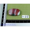 Sardonyx en pierre plate rectangulaire Q Extra 10g