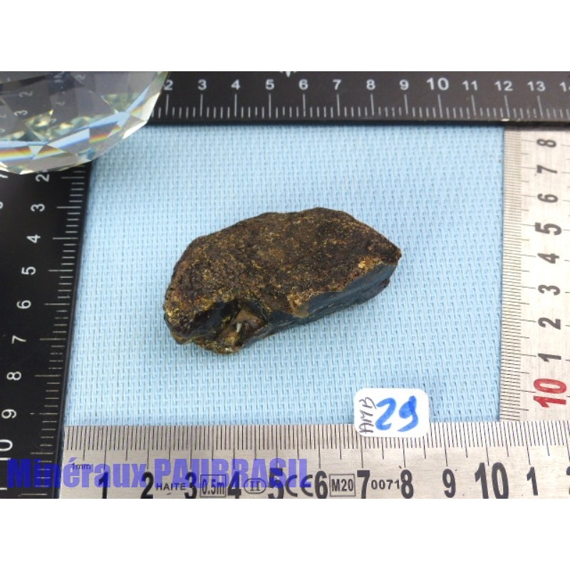 Ambre bleu de Sumatra pierre brute Q Extra 21gr50
