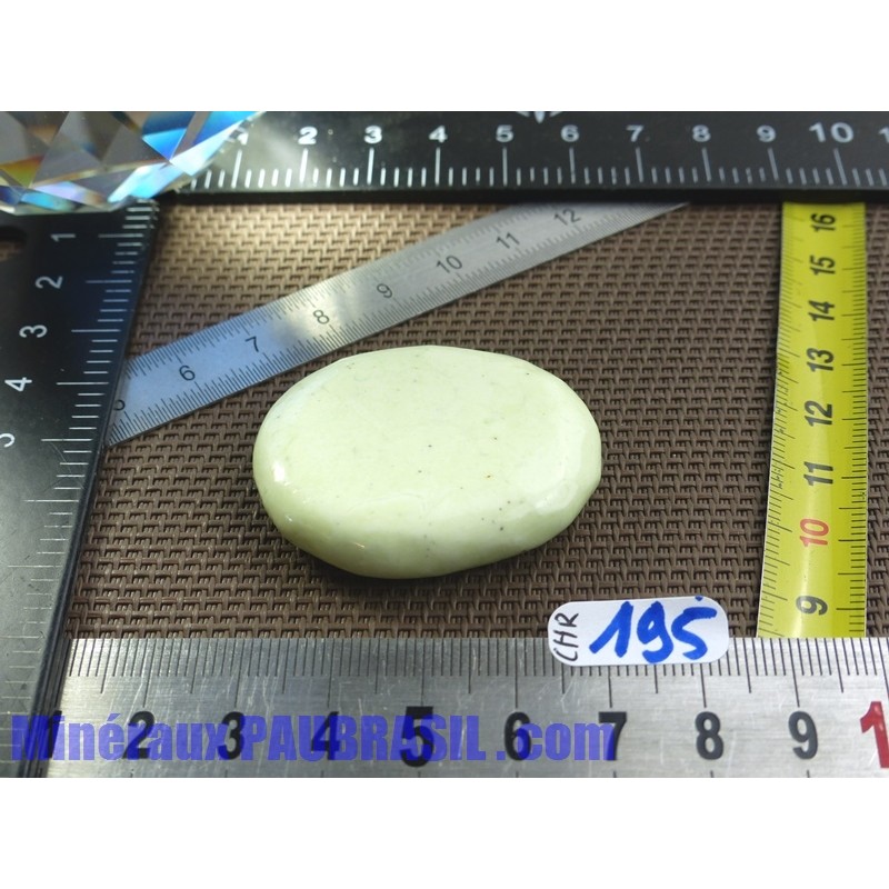 Chrysoprase Citron en  pierre plate de 26g