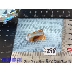 Pointe Quartz à inclusions de rutile Q Extra Minas Gerais Brésil 9g