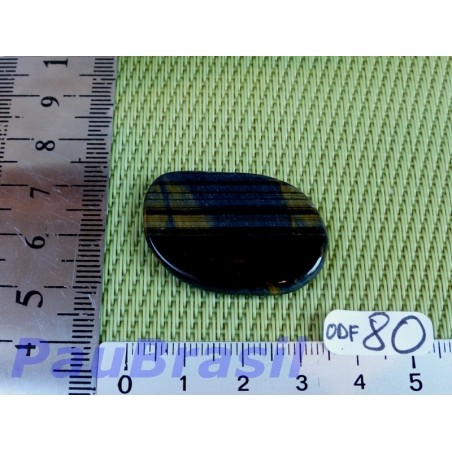 Oeil de Faucon en pierre plate fine de 6gr