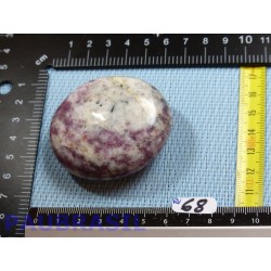 Quartz Rubellite tourmaline rose pierre polie 108gr Brésil