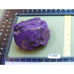 Purpurite brute de 155gr qualité Extra