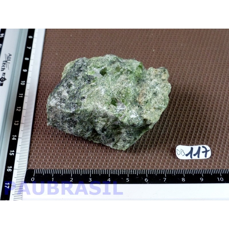 Diopside - Chrome diopside en pierre brute de 169gr