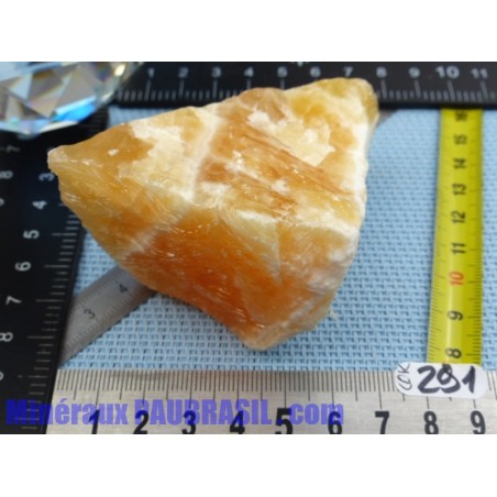 Calcite Orange en Pierre Brute 181gr
