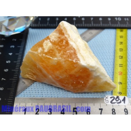 Calcite Orange en Pierre Brute 181gr