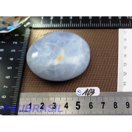 Calcite Bleue en Pierre Polie 114gr