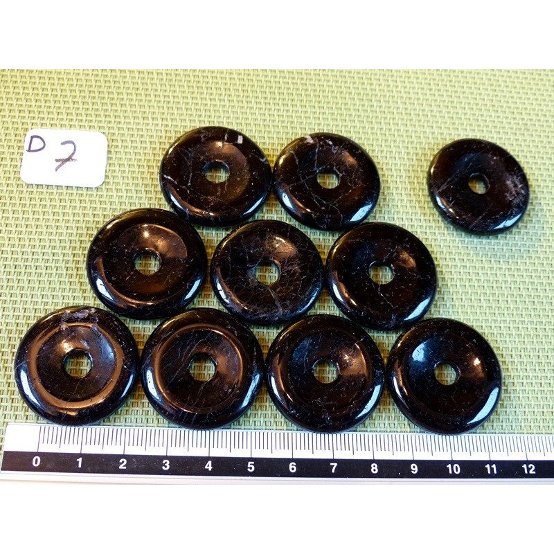 Tourmaline noire Donut Pi 3cm | Minéraux Paubrasil