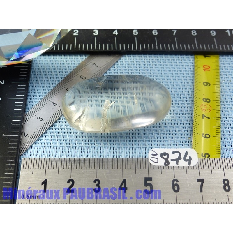 Citrine naturelle pierre roulée de 35gr Q Extra