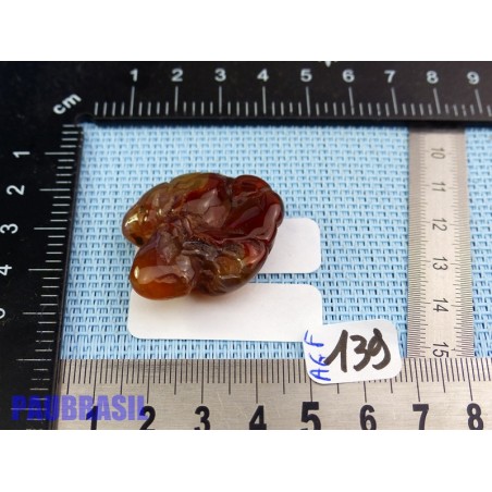 Agate de Feu en pierre semi roulée 15gr Agate de Feu en pierre semi roulée 15gr