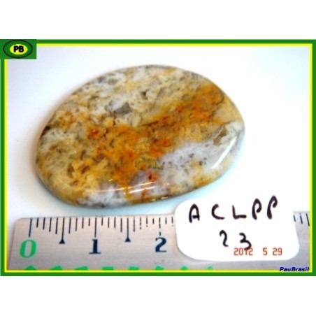 Agate Crazy Lace en pierre plate fine de 10gr Q Extra