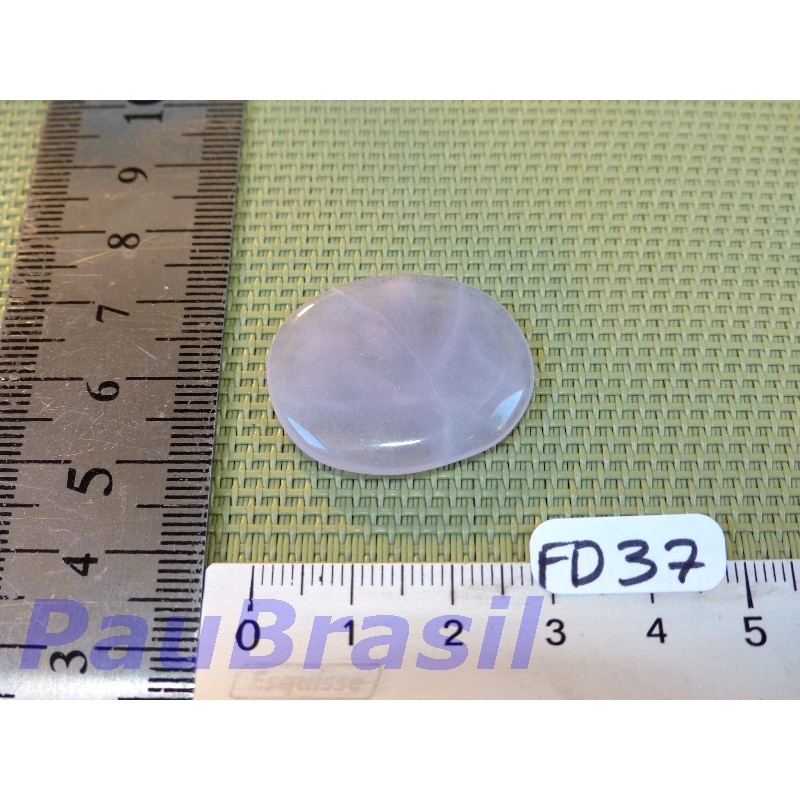 Fluorite mauve de France en mini pierre plate 6g