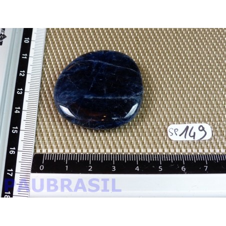 Sodalite ou Ackmanite Q Extra pierre plate 22g Sodalite ou Ackmanite Q Extra pierre plate 22g