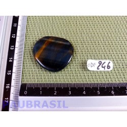 Oeil de Faucon en pierre plate fine de 5gr