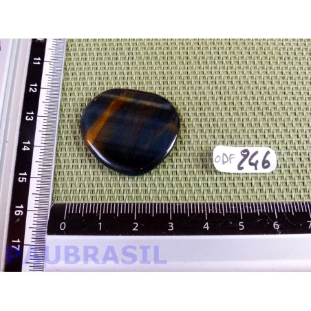 Oeil de Faucon en pierre plate fine de 5gr Oeil de Faucon en pierre plate fine de 5gr
