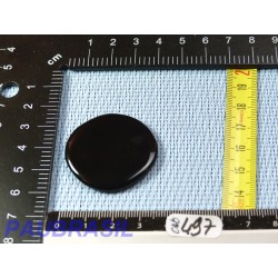 Obsidienne noire en Pierre Plate Fine 9g