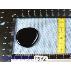Obsidienne noire en Pierre Plate Fine 9g