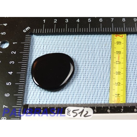 Obsidienne noire en Pierre Plate Fine 9g Obsidienne noire en Pierre Plate Fine 9g