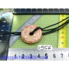 Pi Donut pendentif en Pierre de Soleil naturelle Q Extra 3cm