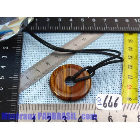 Pi Donut Oeil de tigre Q Extra de 3 cm