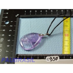 Pendentif en Amethyste Brésil Q Extra pierre plate 13g