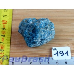 Apatite Bleue en pierre brute de Madagascar 62g