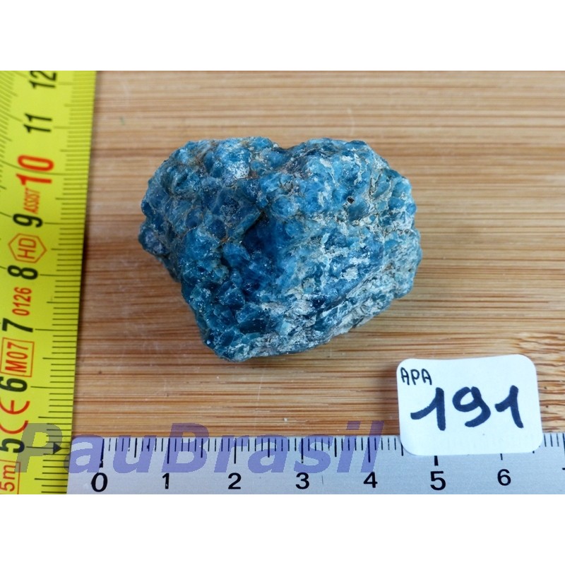 Apatite Bleue en pierre brute de Madagascar 62g