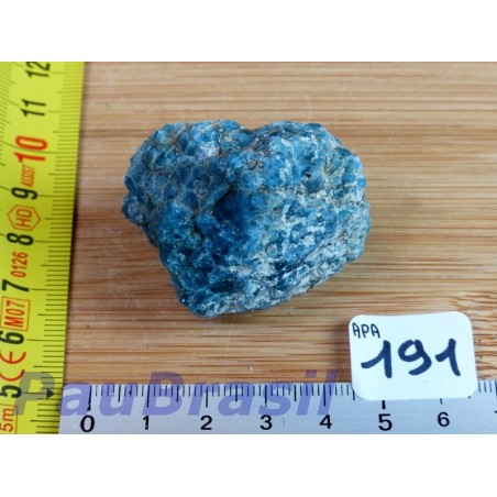 Apatite Bleue en pierre brute de Madagascar 62g