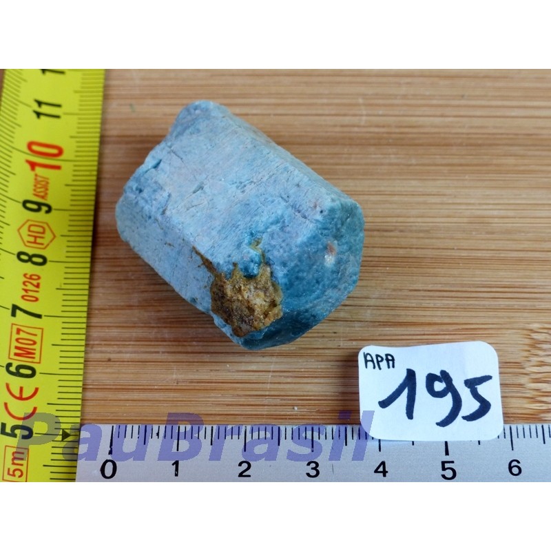 Apatite Bleue en pierre brute de Madagascar 44g