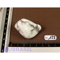 Howlite Véritable en Pierre Roulée 34g