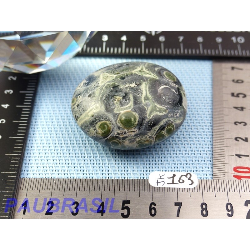 Jaspe Kambaba ou Crocodile galet poli 89g