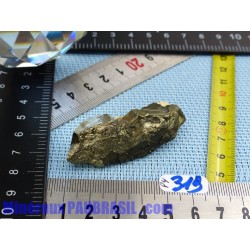 Pyrite cristallisée Q Extra pierre brute Pérou 49gr