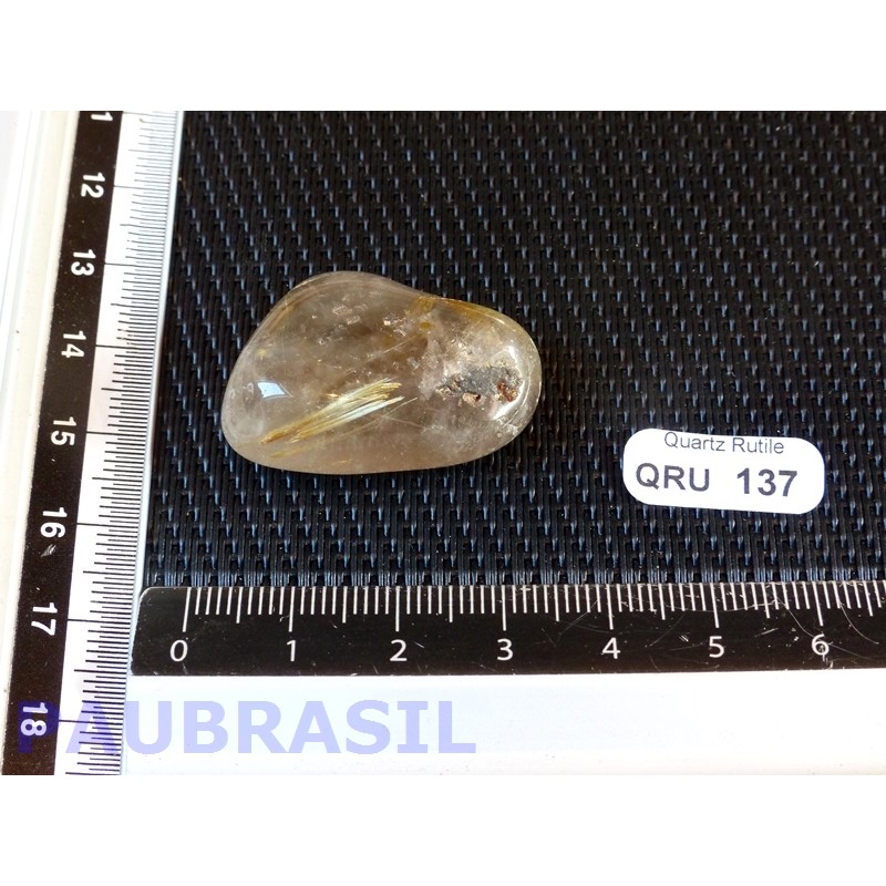 Quartz à inclusions de rutile du Minas Gerais Brésil 13gr