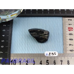 Spinelle noir pierre semi roulée 20gr30 Birmanie