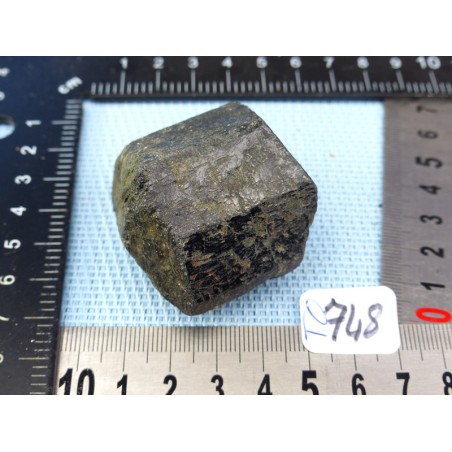 Tourmaline Noire Schorl Inde en Pierre Brute Biterminée Q Extra 116gr50