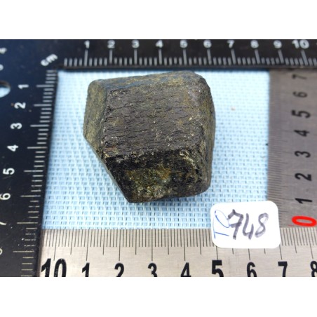 Tourmaline Noire Schorl Inde en Pierre Brute Biterminée Q Extra 116gr50