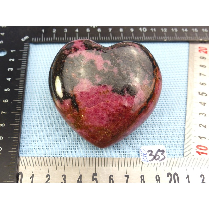 Coeur en Rhodonite 394gr50