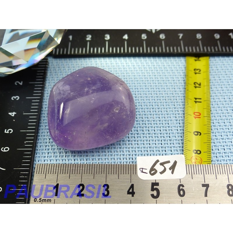 Améthyste Brésil Pierre Roulée 48g