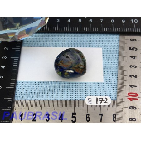 Azurite Malachite en Pierre semi roulée 22gr