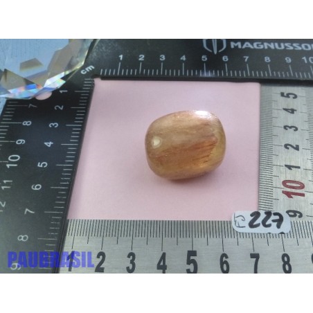 Fluorite fluorine jaune pierre roulée Q Extra 32g