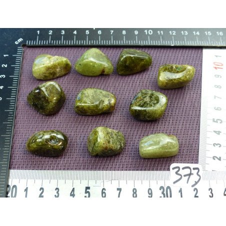 Grenat Vert Pierre Roulée à l unité de 15 à 18 gr | Minéraux Paubrasil