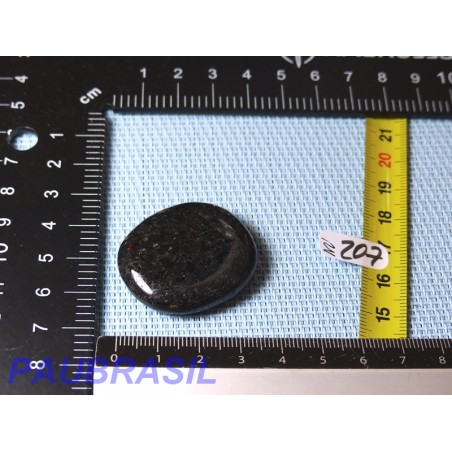 Nuummite en pierre plate de 18gr