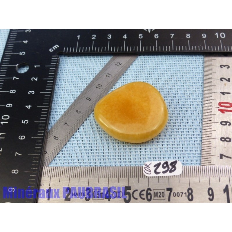 Calcite Orange Q Extra Pierre Plate 25gr50