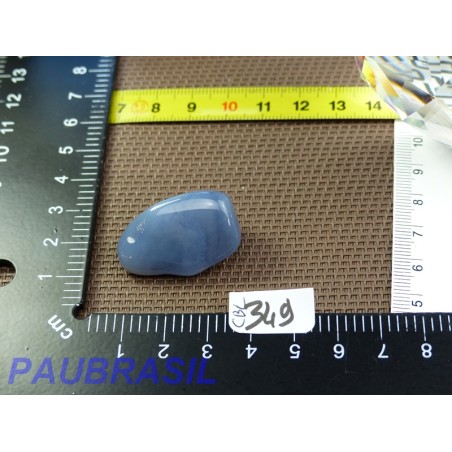 Calcedoine Bleue Pierre Roulée Q Extra 11g Namibie