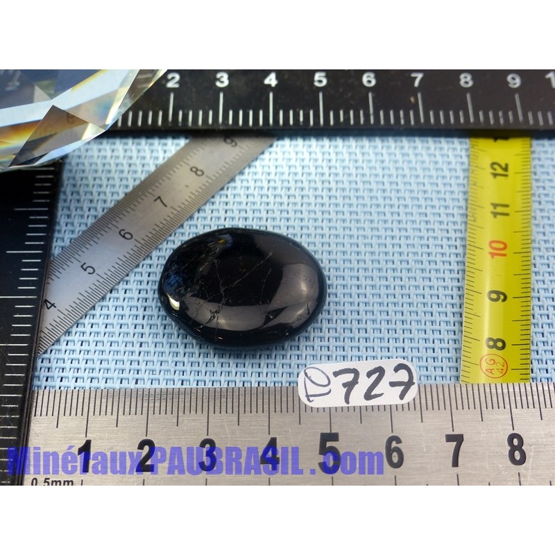 Tourmaline Noire Schorl mini pierre plate Q Extra 10g